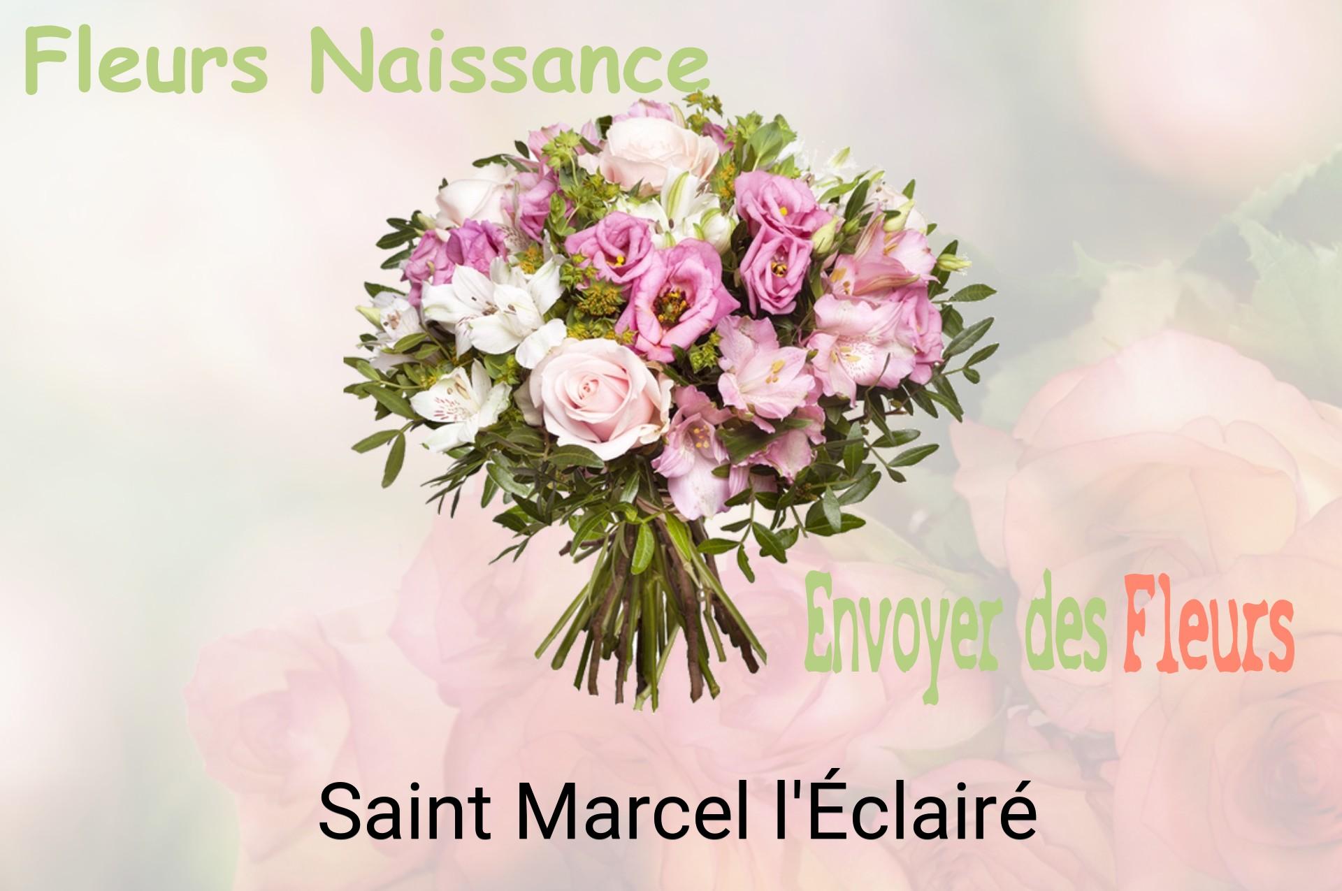 Bouquet de fleurs de naissance livré à Saint-Marcel-l'Éclairé