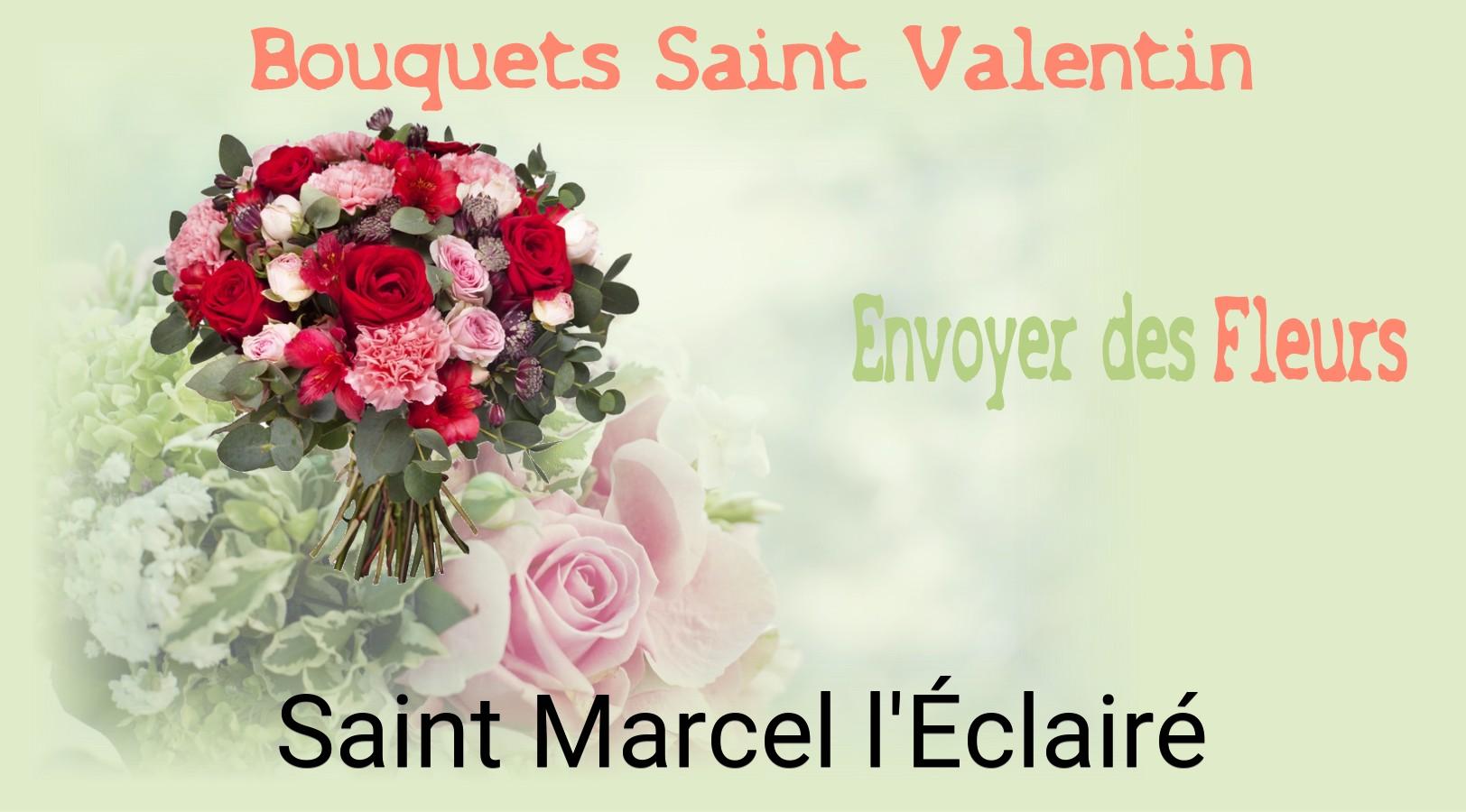 Roses de Saint-Valentin livrées à Saint-Marcel-l'Éclairé